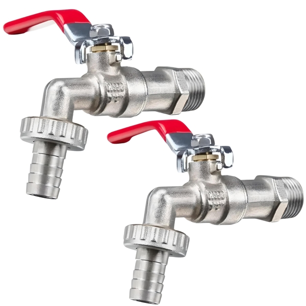 Torneira De Metal Para Jardim Quintal Tanque Com Bico 1/2" |